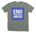 End Workplace Abuse, a Deep Heather Premium Unisex Tee