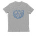 Greater Prairie-chicken, a Granite Grey Heather Allmade Organic Cotton Unisex Tee
