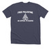 Zach Bryan Free Palestine Shirt at Gillette S, a Heather Midnight Navy Premium Unisex Tee