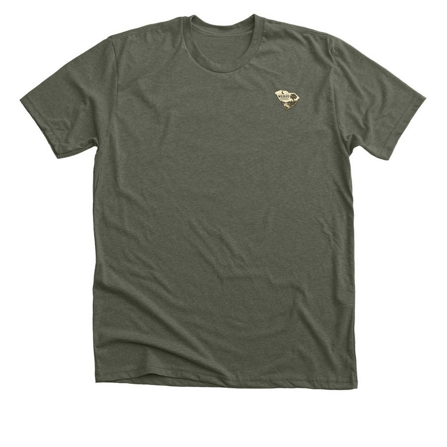 Wildlife Rehab&nbsp;, a Heather Military Green Premium Unisex Tee