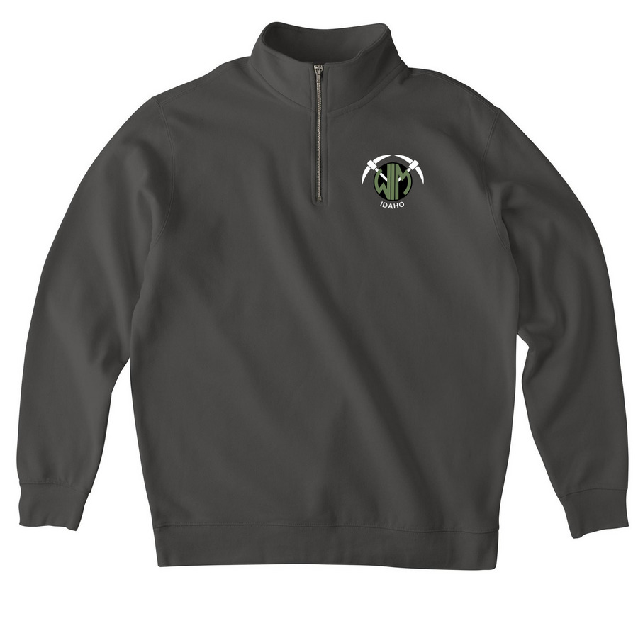 2026 Women in Mining Idaho Chapter, a Asphalt Midweight Quarter Zip Pullover
