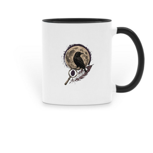 True Crime Chick MUG, a Black Two-Tone Ceramic Mug