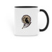 True Crime Chick MUG, a Black Two-Tone Ceramic Mug