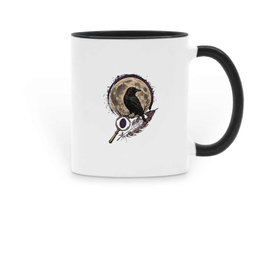 True Crime Chick MUG, a Black Two-Tone Ceramic Mug