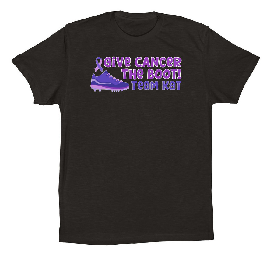 Team Kat, a Black Premium Cotton Tee