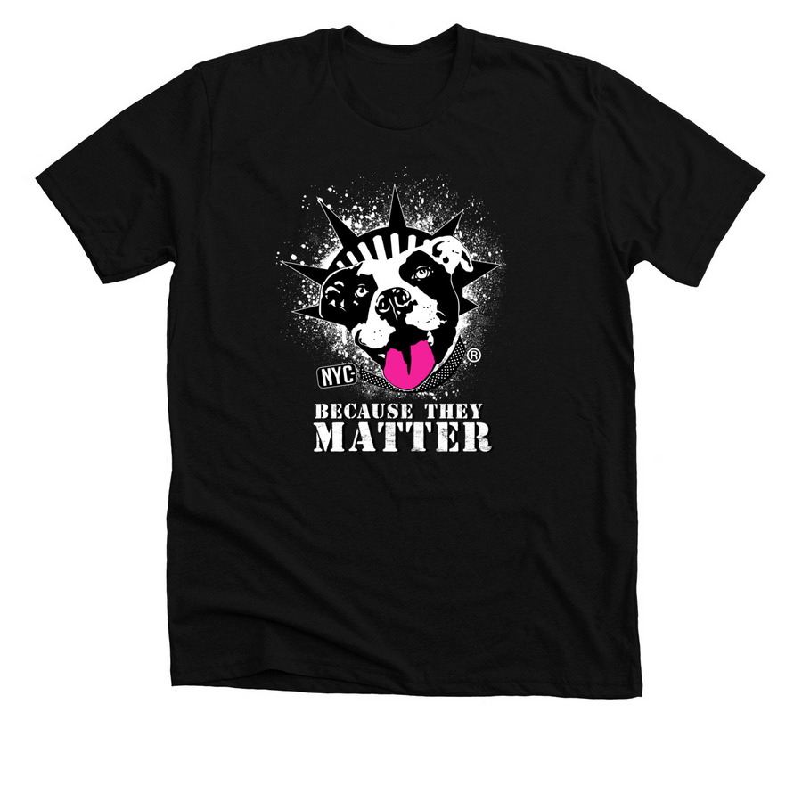Because They Matter, a Solid Black Blend Premium Unisex Tee