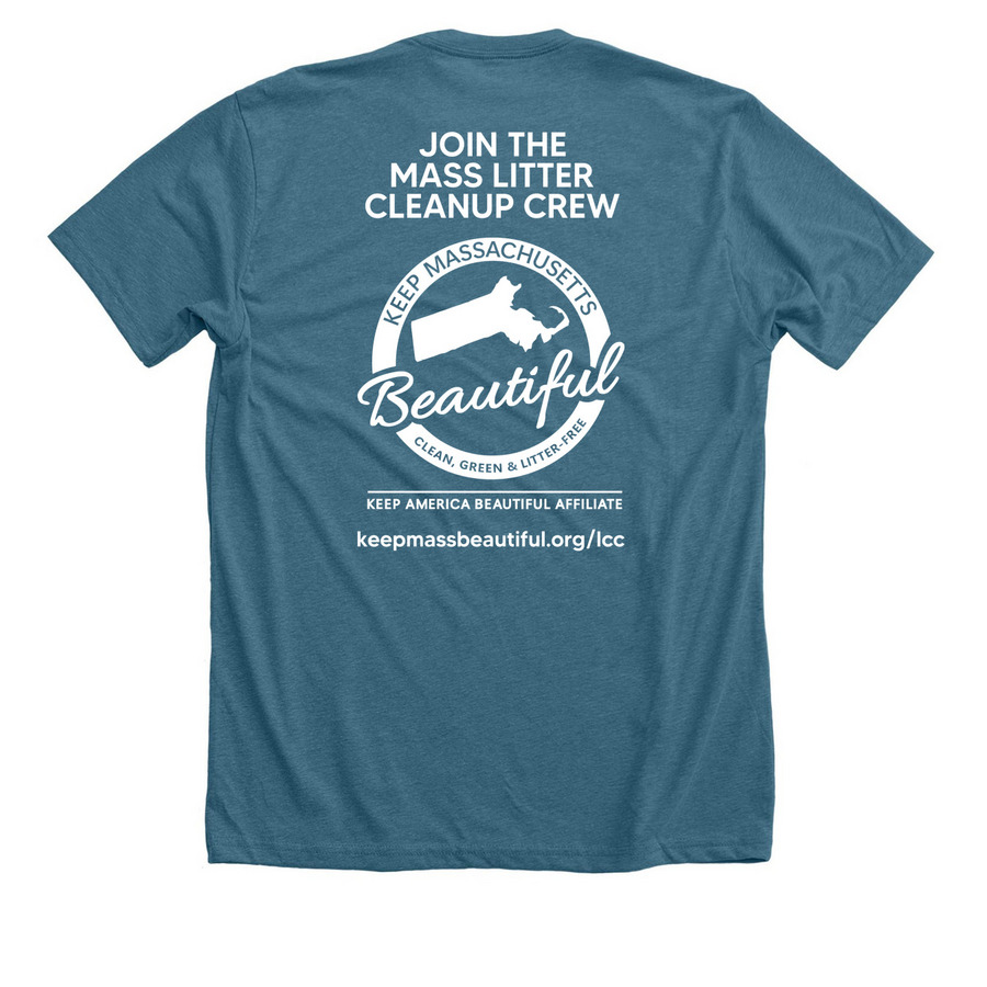 Littah is Wicked Gross!, a Heather Deep Teal Premium Unisex Tee (back-view)