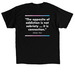 Trans Pride: Joham Hari Quote Shirt&nbsp;, a Black Classic Unisex Tee (back-view)