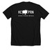 KCPRN - Run to the Rescue - White, a Solid Black Blend Premium Unisex Tee (back-view)