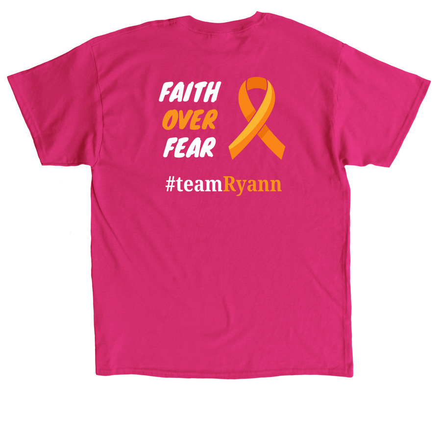 #teamRyann, a Heliconia Classic Unisex Tee (back-view)
