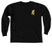 Amanda "Hattiesburg, MS" Art Fill Wear, a Black Comfort Colors Long Sleeve Tee
