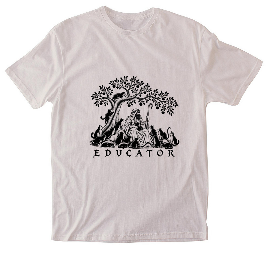 Educator&nbsp;, a Ice Grey Softstyle Cotton Tee