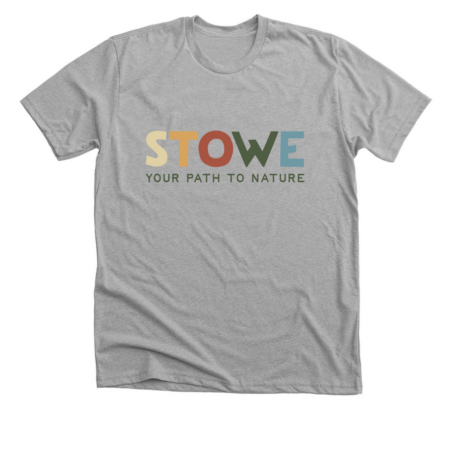 Your Path to Nature, a Athletic Heather Premium Unisex Tee