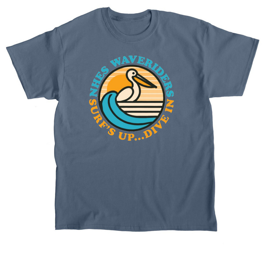 WaverRider Pelican, a Indigo Blue Classic Unisex Tee