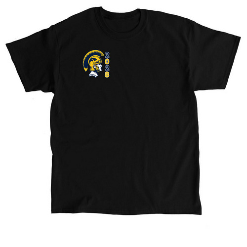 2028 Warrior Tee or Hoodie, a Black Classic Unisex Tee