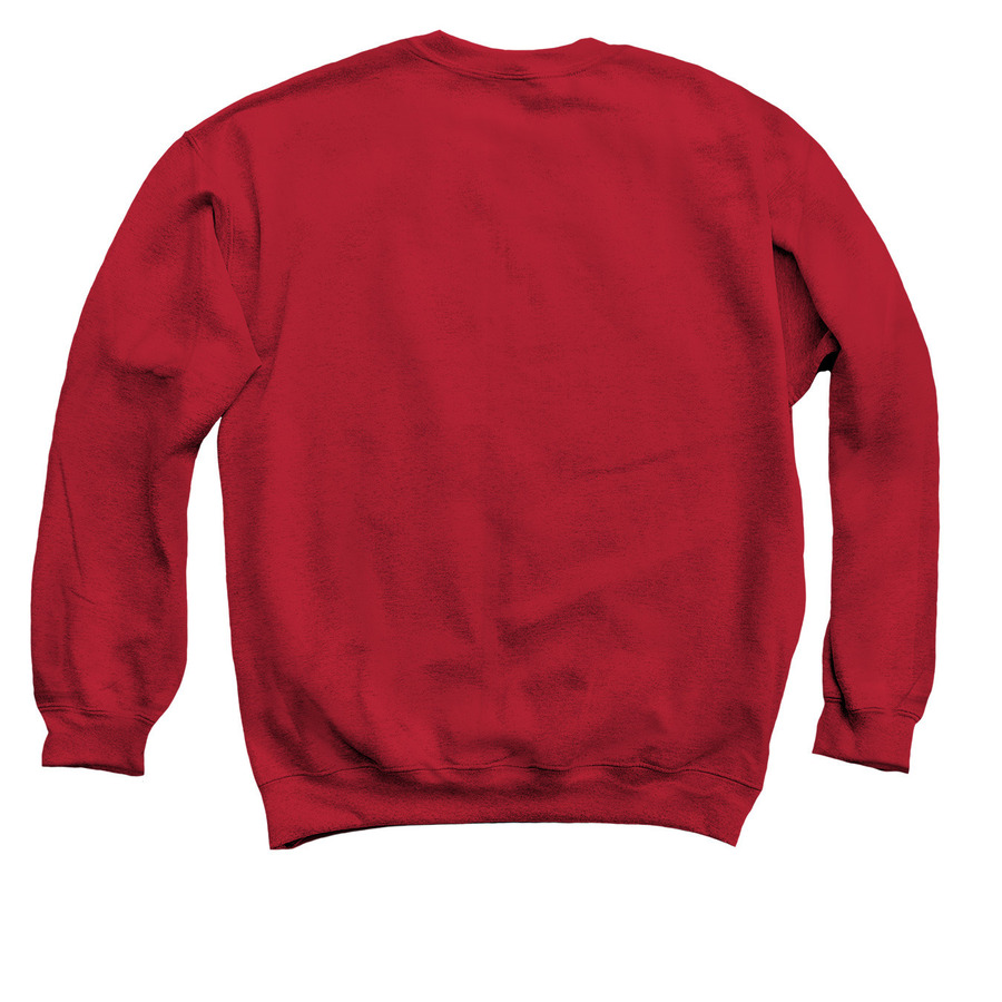Eastlake Dance Logo Gear 2, a Cardinal Red Crewneck Sweatshirt (back-view)