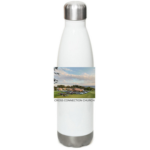 CCC Bottle, a White Stainless Steel Water Bottle
