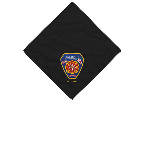 BHFR - Bandana, a Black Cotton Bandana