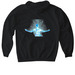 Do something great spiritual hoodie, a Black Gildan Softstyle Pullover Hoodie (back-view)
