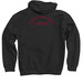Dog Pound Hoodie, Simple (Team 128), a Black Pullover Hoodie (back-view)