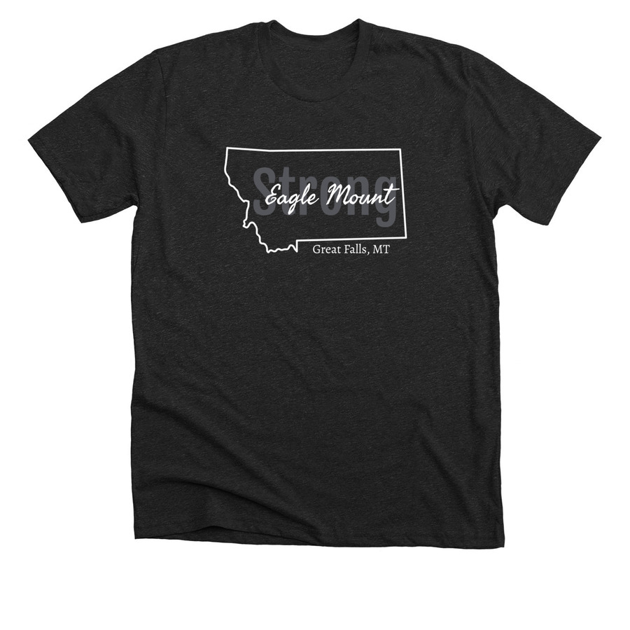 Eagle Mount Strong, a Dark Grey Heather Premium Unisex Tee