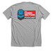 The Comic Section, a Athletic Heather Premium Unisex Tee (back-view)