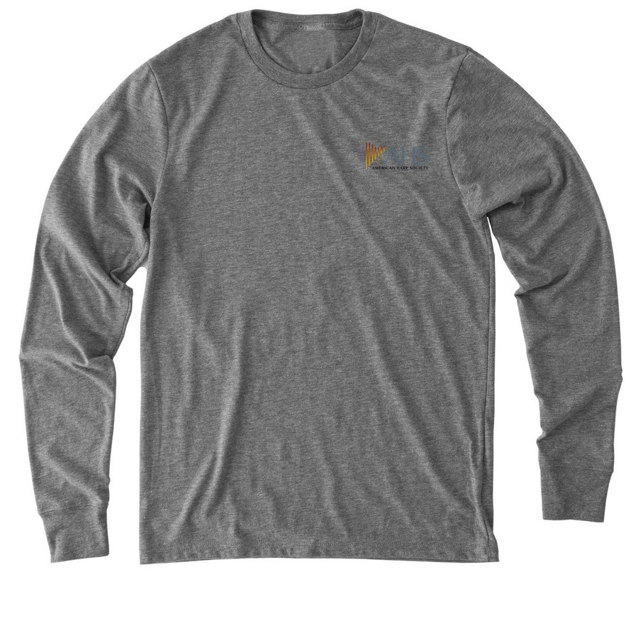 Anytime AHS Shirts & Hoodies (light colors), a Aluminum Grey Allmade Eco Triblend Long Sleeve Tee