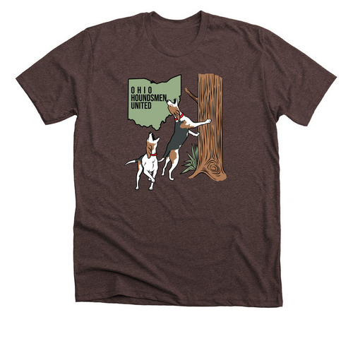 Ohio Houndsmen United, a Heather Brown Premium Unisex Tee