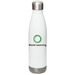 World Learning Water Bottle&nbsp;, a White Stainless Steel Water Bottle
