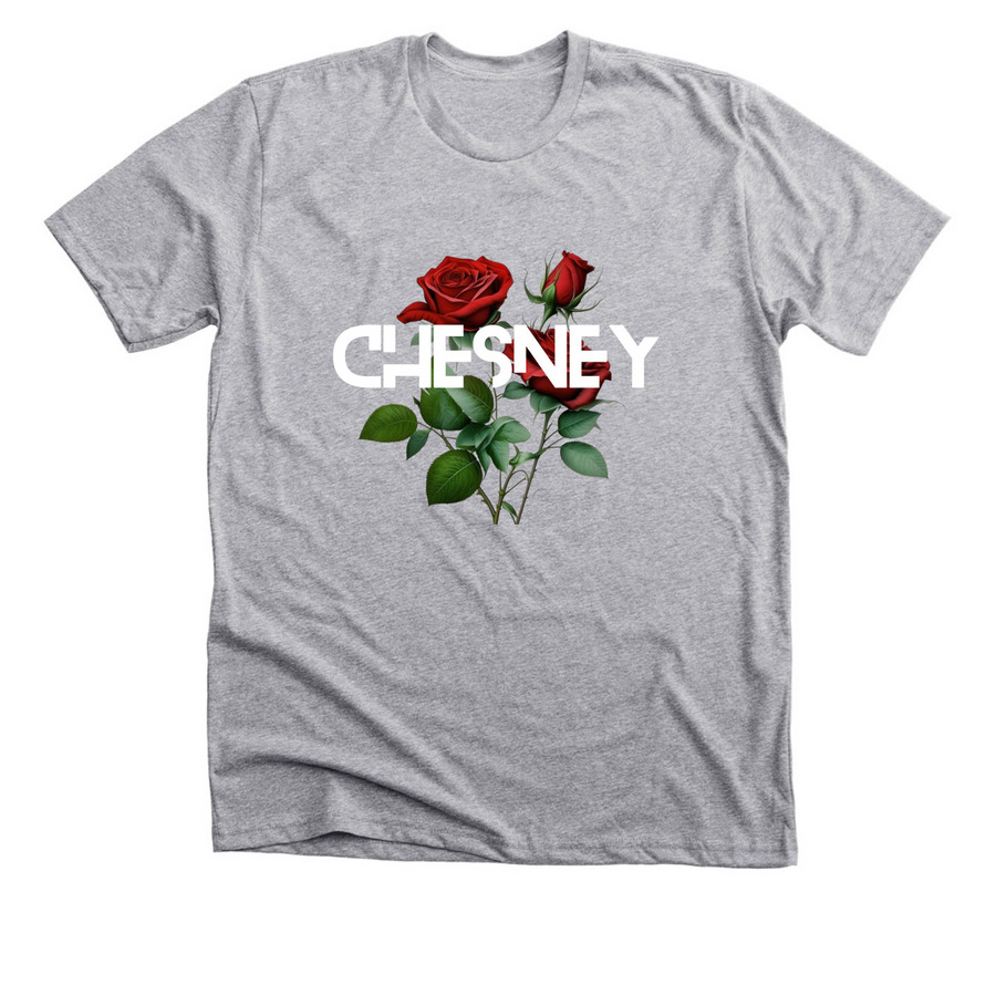 Chesney Rose Design, a Athletic Heather Premium Unisex Tee
