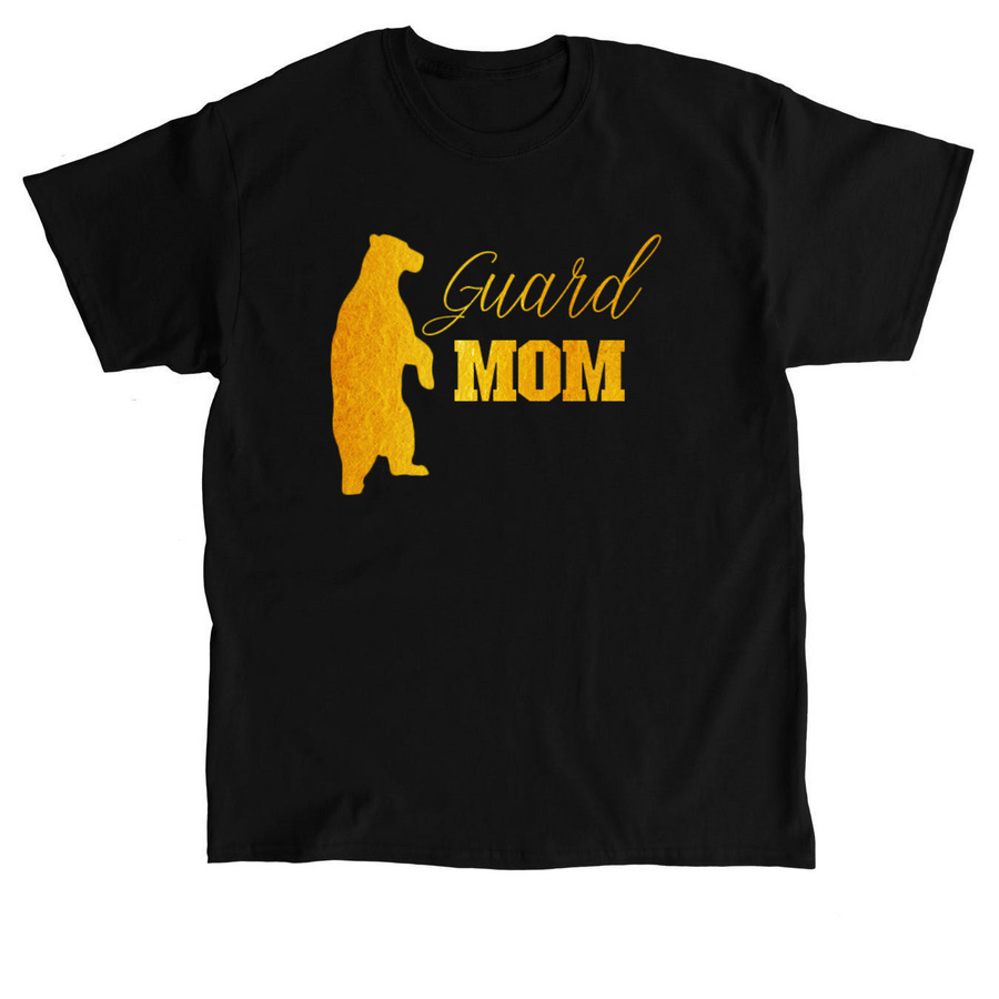 Golden Bear Guard Mom T-Shirt, a Black Classic Unisex Tee