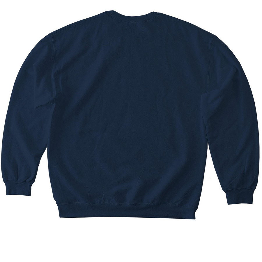 Adopt Sweatshirt, a Navy Softstyle Crewneck Sweatshirt (back-view)