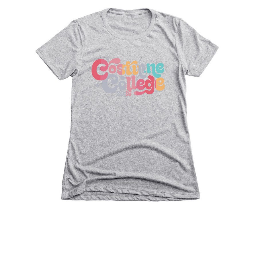 *Tailored* Extra Sleeve Please Double Take&nbsp;, a Dark Heather Grey Women's Slim Fit Tee