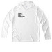 UV Sun Shirt with Hood, a White UV Performance Long Sleeve Hoodie