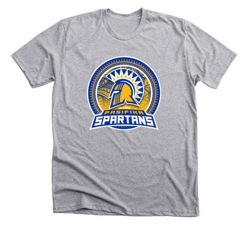 Pasifika Spartan Pride!, a Athletic Heather Premium Unisex Tee