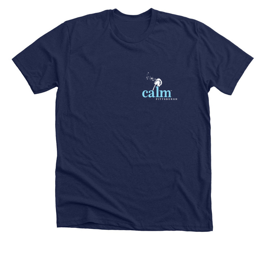 General Calm Merch, a Solid Navy Blend Premium Unisex Tee