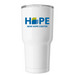 Hope Tumbler, a White Insulated Tumbler