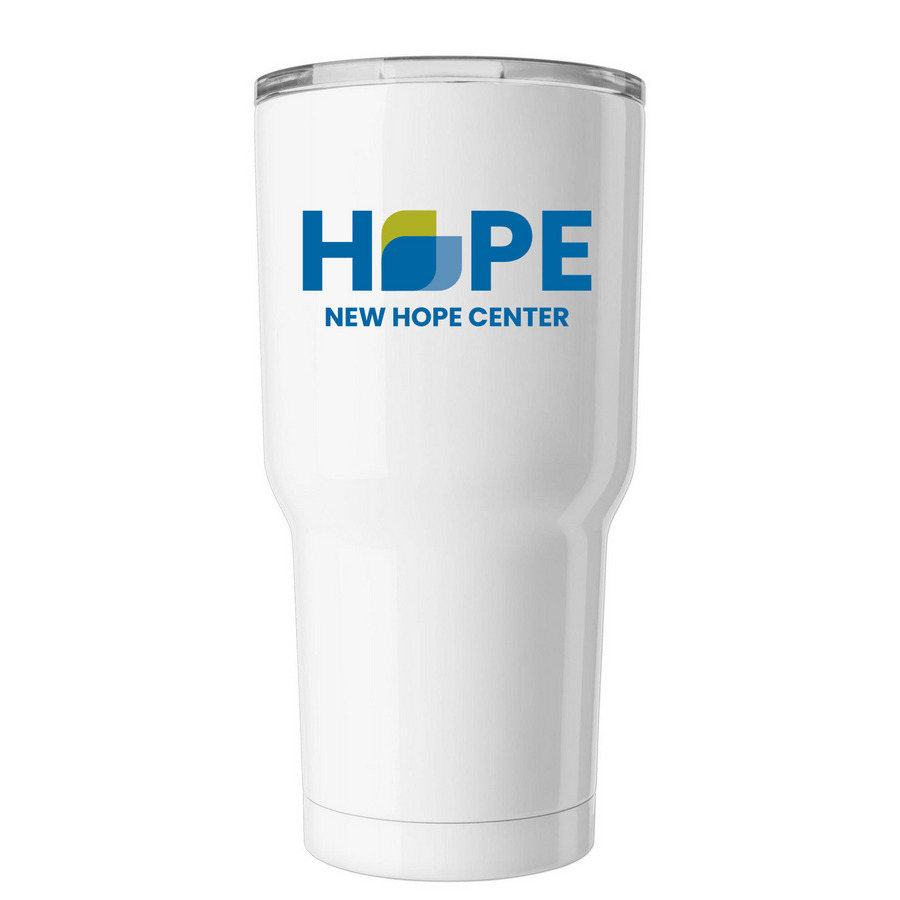 Hope Tumbler, a White Insulated Tumbler