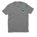 Alliance Apparel: River Running, a Aluminum Grey Allmade Eco Triblend Unisex Tee