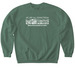 We are All Downstream (Light), a Military Green Softstyle Crewneck Sweatshirt