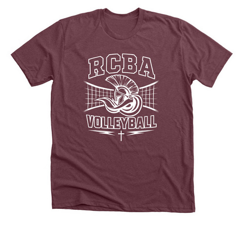 RCBA Spirit, a Heather Maroon Premium Unisex Tee