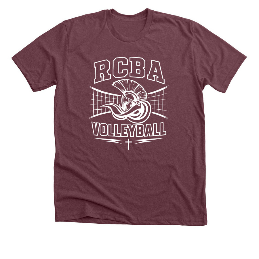 RCBA Spirit, a Heather Maroon Premium Unisex Tee