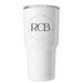 RCB Tumbler, a White Insulated Tumbler