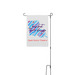 Tootie "Ruston, LA" Art Fill Flag, a White 12" x 18" Yard Flag with Stake