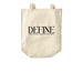 Define Tote, a Natural Over-the-Shoulder Shopping Tote Bag