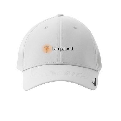 Lampstand Hat (Light Mode), a White Printed Nike Dri-FIT Legacy Performance Cap