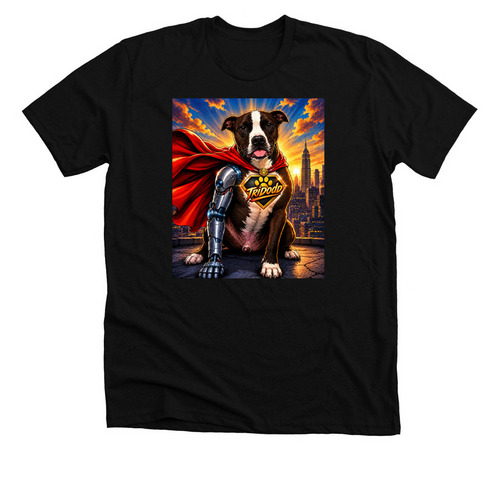 TriDodd OG, a Solid Black Blend Premium Unisex Tee