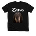 Zawg tee-shirt!, a Solid Black Blend Premium Unisex Tee