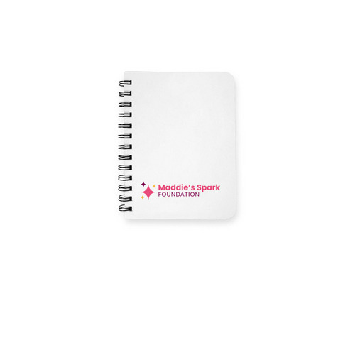 Maddie's Spark Notebook, a White Spiral Notebook