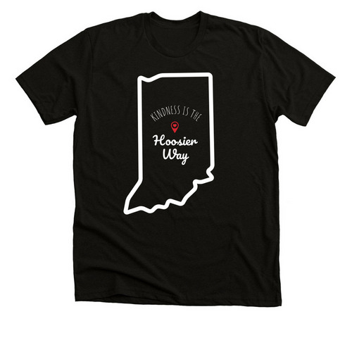 Kindness Collection, a Solid Black Blend Premium Unisex Tee